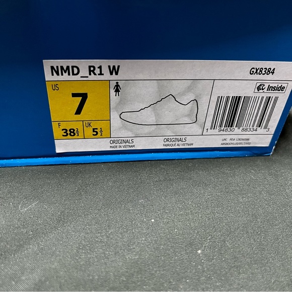 Womens Adidas Prime-green NMD-R1 - Picture 8 of 8